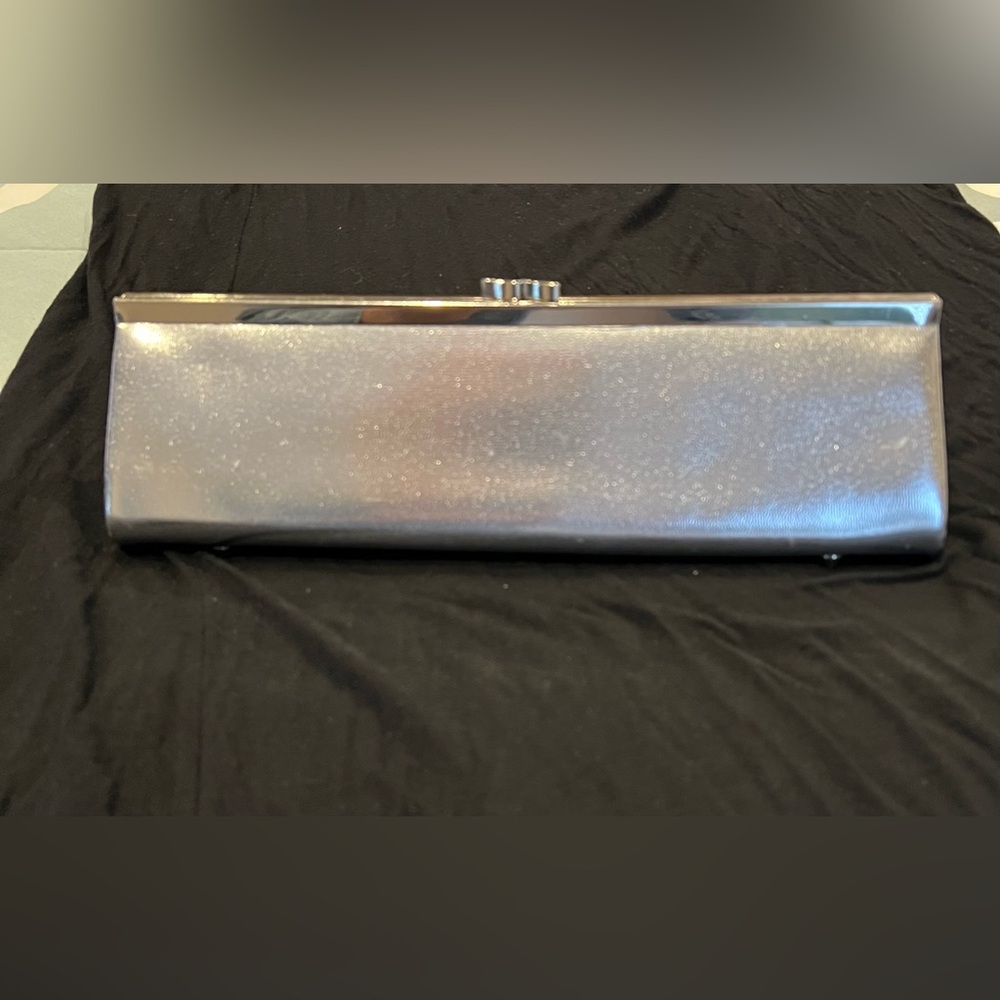 Silver Clutch handbag
